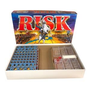 UNPUNCHED Vintage RISK Strategy War Board Game Hasbro Parker Bros 1998 OPEN BOX